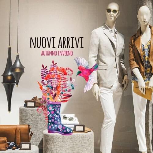 UVNC0013 X60 wall Stickers window sticker-sizes 35 cm-showcases stores for new collection, Stickers