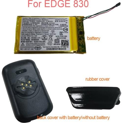 Bicycle Speedometer Accessories For GARMIN EDGE 830 361-00121-00 Battery EDGE830 Rubber Case With Screws Ageing Replacement