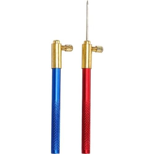 Embroidery Crochet Hooks Knitting Tool French Crochet Beading Hand Embroidery Tool Kit with 3x Needles Sewing Accessories