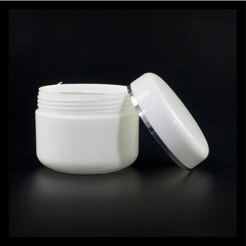 150x 20g and 300 x 50g plastic PP jar with silver line