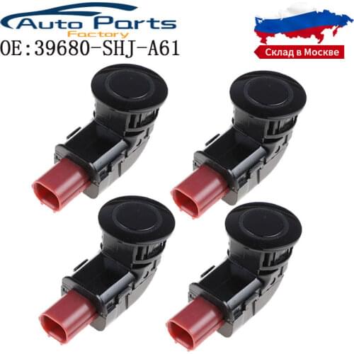 4 PCS Black Color Parking Aid Assist Sensor PDC Sensor For Honda Odyssey 2005-2009 CRV 2004-2013 39680-SHJ-A61 39680SHJA61