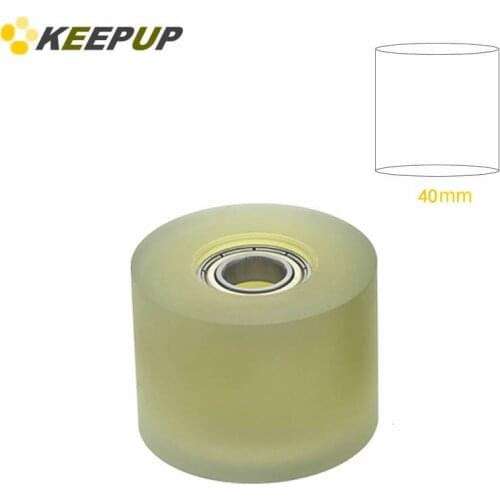 40x30mm, PU polyurethane rubber wheel, Unpowered roller Wear resistance, Soft surface,guide bearing pulley