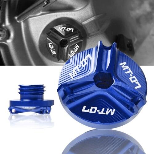 For Yamaha mt-07 mt07 mt 07 XSR700 FZ07 FZ-07 FZ 07 Motorcycle Engine Oil Filler Cup Plug Cover Screw motor accessories