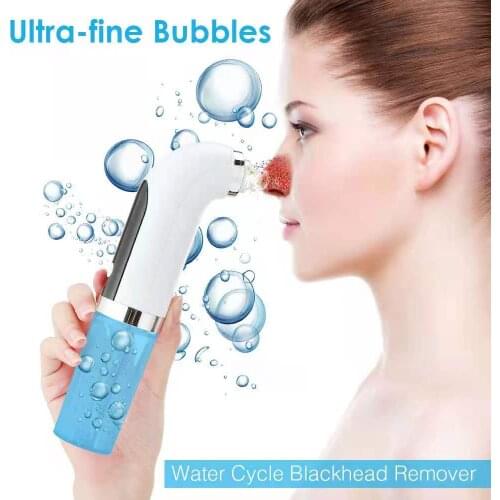 Beauty Instrument Small Bubble Blackhead Remover Water Cycle Pore Acne Pimple Removal Black Point Vacuum Facial Cleansing Tool
