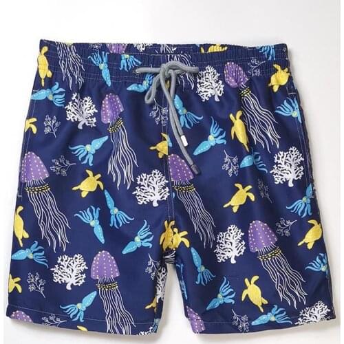 Vilebre MEN SWIMWEAR HERRINGBONES TURTLES Newest Summer Casual Shorts Men Fashion Style Mens Shorts bermuda beach Shorts quin025