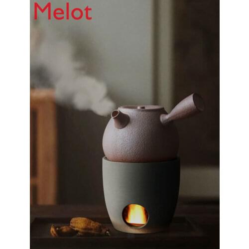 Fire-Resistant Clay Tea Stove Oven Handmade Charcoal Stove Kung Fu Tea Set Alcohol Stove Heating Charcoal Tea Stove