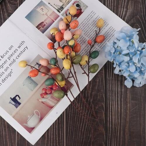 Easter Egg Tree Decor Creative Branch With Painting Eggs Easter Egg Decoration Easter Supplies Party Suplies