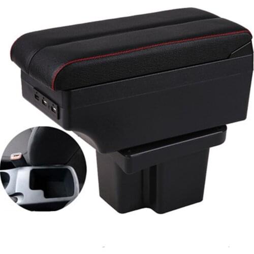 For KIA Cerato Fort armrest box central content box interior Armrests Storage car-styling accessories part with USB