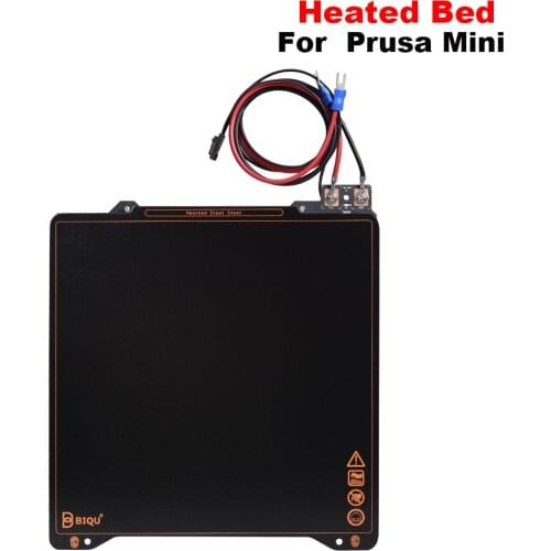 3D Printer Heated Bed Hot Bed With Magnet Build Plate Glass Fiber 24V 100W 202.5*186*2.0MM For Prusa Mini 3D Printer Parts
