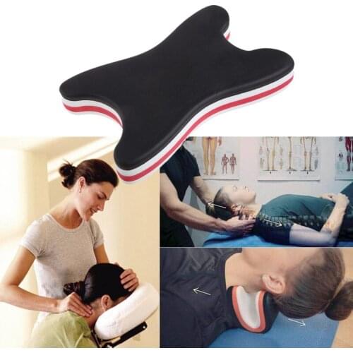 Portable Neck Stretcher Cervical Traction Pillow Neck Pain Relief Corrector U2JD