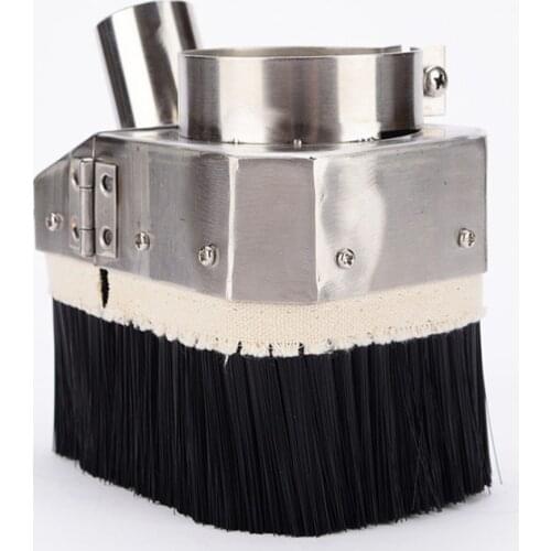 65MM 80MM stainless steel materials cnc dust cover collector cnc machine accessories for 0.8KW/1.5KW/2.2KW spindle motor