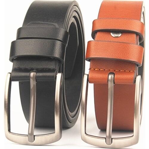 Mens belt, womens belt, imitation leather fashion leisure belt