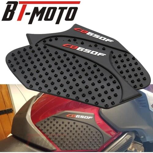Motorcycle Fuel Tank Pad Anti Slip Protector Stickers Knee Grip Side Decals Accessories For Honda CB650F 2014-2017