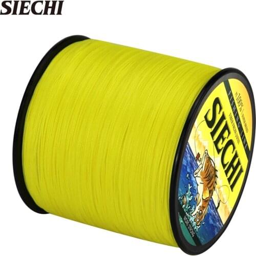 SIECHI 4 Strands Braided Fishing Line 300M PE Line 12-83LB Multicolor Multifilament carp sea fishing wire 2020 New