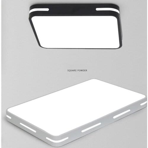 3 Color Changeable Ceiling Led Light 3CCT Dimmable Black Shell Square Ceiling Lamps For Bedroom Living Room Fixtures