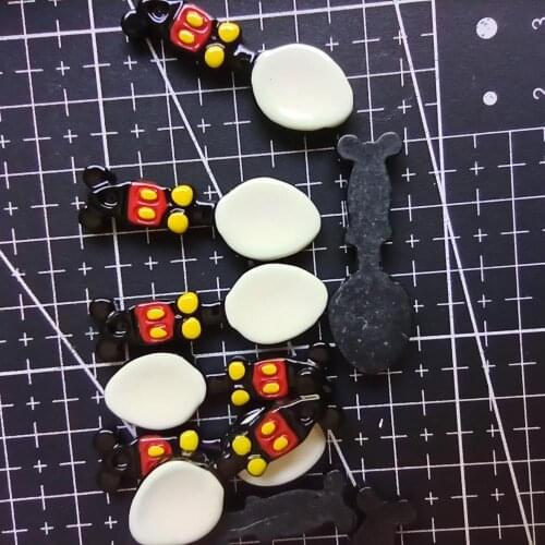 1pcs/lot Resin flat back cartoon soup ladle 35mm kawaii Artificial Parfait Cups Miniature Food Deco Part