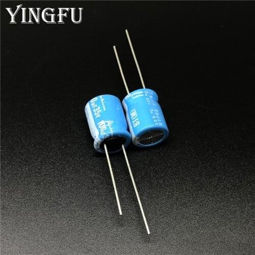 100pcs 100uF 35V NICHICON BT Series 10x12.5mm High reliable 35V100uF Aluminum Electrolytic capacitor