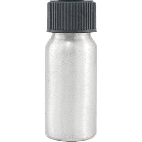 30ml Empty Aluminum Bottles, Sliver Metal Bottle With Black/White Child Resistant Caps,Safety Lid