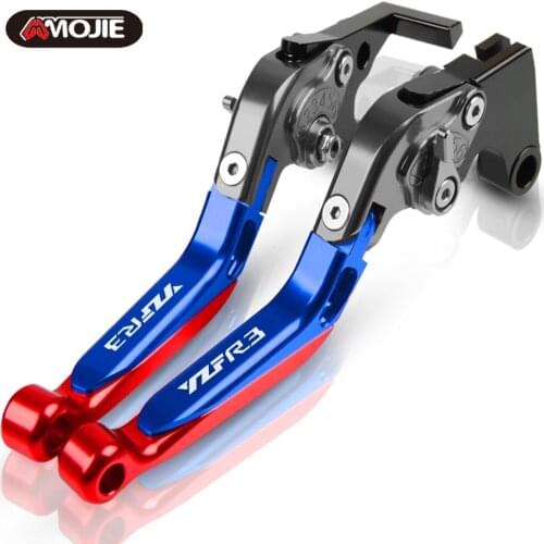 Motorcycle Accessories CNN Folding Extendable Brake Clutch Levers YZFR3 FOR YAMAHA YZF R3 YZF-R3 2015 2016 2017 2018 2019 2020