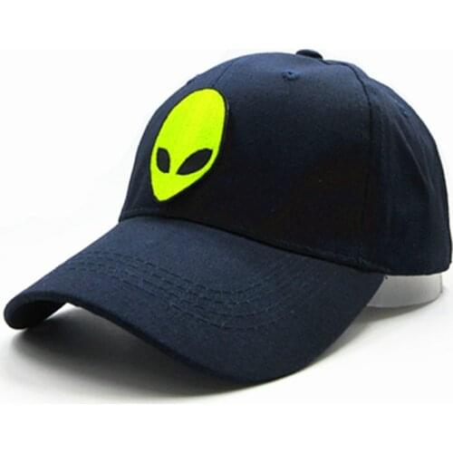 Alien Embroidery Cotton Baseball Cap Hip-hop Cap Adjustable Snapback Hats for Men and Women 162