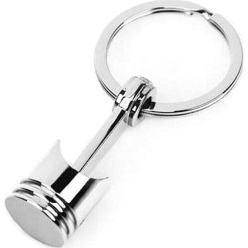 Engine Piston Keychain Polished Hot Accessories Unique Model Car Waist Hanging Personalized Keychain Durabl B0L0