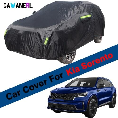Full Car Cover Waterproof SUV Outdoor Sun Shade Anti-UV Snow Rain Dust Resistant Cover For Kia Sorento