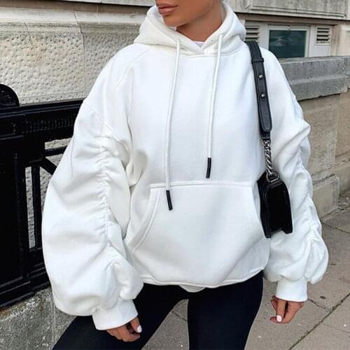 Chin.Sweety Hooded Sweatshirts For Women