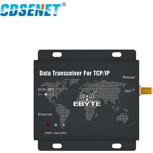 E90-DTU(400SL22-ETH) SX1262 Super LoRa 22dBm Ethernet RJ45 Interface RSSI LBT Relay Wireless Transceiver Serial Port Server