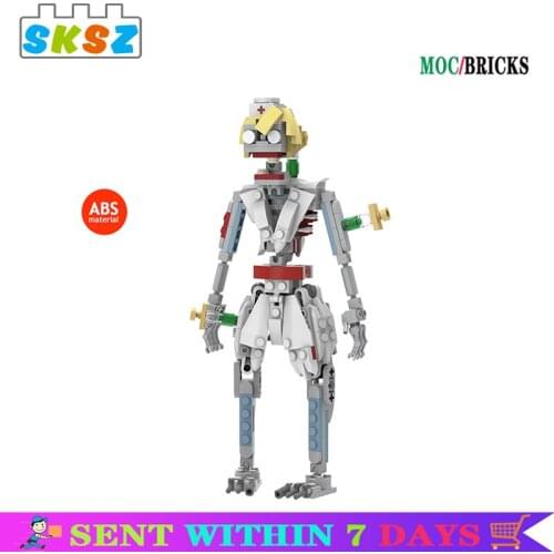 2021 Halloween Zombie-ING Nurse Action Figure Model Building Blocks Children Adult Assembly Bricks Toys Girl Boy Creativity Gift