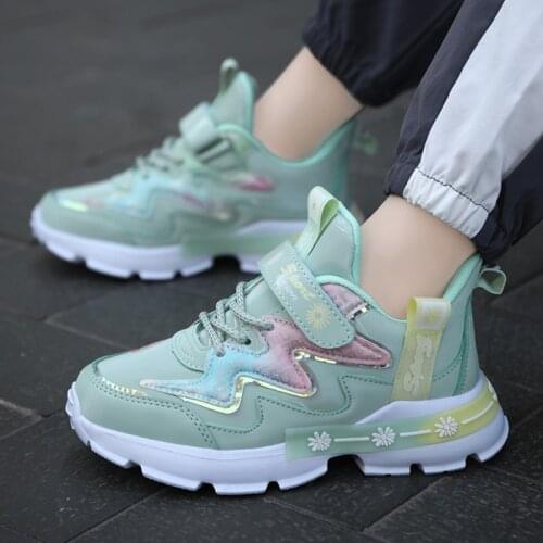 Girls Running Shoes Autumn Winter Kids Sneakers Sport Run Sneakers Keep Warm Children Casual Shoes Outdoor Runners Basket Enfant