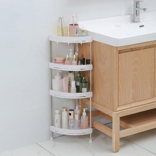 Kitchen Organizer Shelf Multi-layer Spice Corner Storage Rack Household Bathroom Shampoo Organizer Holder Bathroom Accessories