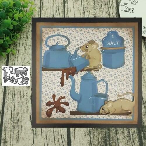 Metal Cutting Dies Rat steals for Scrapbooking Steel Craft Die Cut Embossing Paper Card Album Stencil