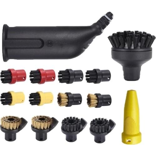 Steam Cleaner Extension Nozzle Head Small Round Brushes Brush Kits for Karcher SC Series SC1 SC2 SC3 SC4 SC5 Parts Accessories