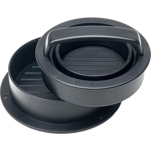 Practical 3 in 1 Stuffed Press Meat Patty Hamburger Maker Mold Sliders Non Stick Plastic Meat Pie Mould Kitchen Cooking Tool Bla