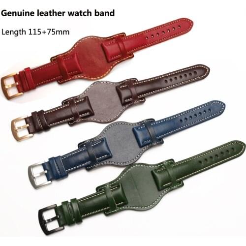 Genuine leather bracelet watch strap mens watch band with matte STRAP WATCHES WATCHES 18 mm 20 mm 22 mm handmade leather brac