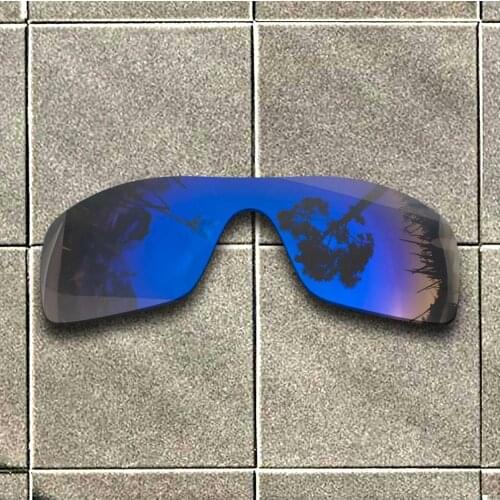 Deep Blue Polarized Sunglasses Replacement Lens for-Oakley Batwolf Frame 100% UV Protection Good Fitness