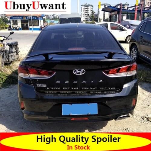 General Purpose Car Styling ABS Material And Surface Carbon Fiber Rear Spoiler For For Hyundai SONATA 2017 Universal Car Spoiler