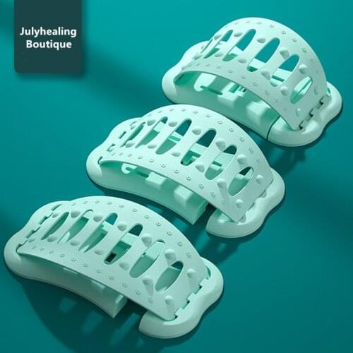Lumbar Spine Soothing Device Yoga Support Stretching Waist Auxiliary Tool Open Back Artifact Cervical Spine Traction Massager