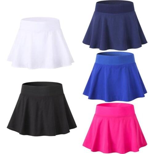 Women Short Athletic Quick-drying Workout Short Active Running Tennis Skirt With Built In Shorts