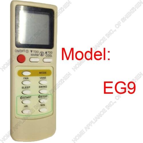 4pieces)YINGRAY Replacement Remote for Mitsubishi Air Conditioner Remote Control EG9