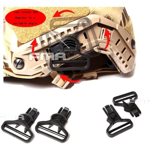 FMA Helmet Accessories 1.5-inch Goggles Rotating Clip Tactical Helmet Goggles Button Side Rail