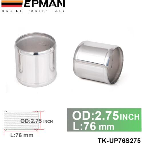 2.75" OD X 3" LONG ALUMINUM RACING INTAKE/TURBO INTERCOOLER PIPING/HOSE JOINER PIPE For Polo EP-UP76S275
