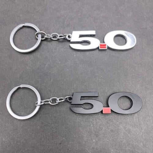 Car Keyring Keychain Key Chain Auto Ring Holder For Land Rover SUV Ford Mustang GT 500 Cobra V8 COYOTE 5.0 Styling Accessories