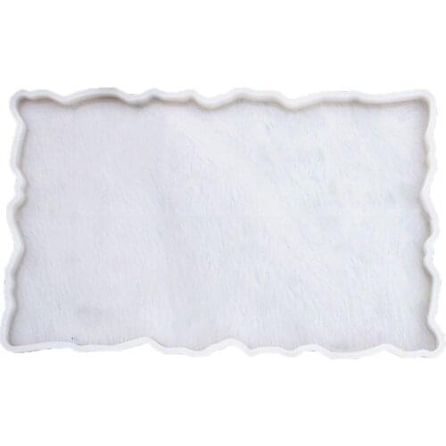 Big Rectangle Plate Resin Mold Oversized Fruit Disc Tray Resin Mold Art Craft