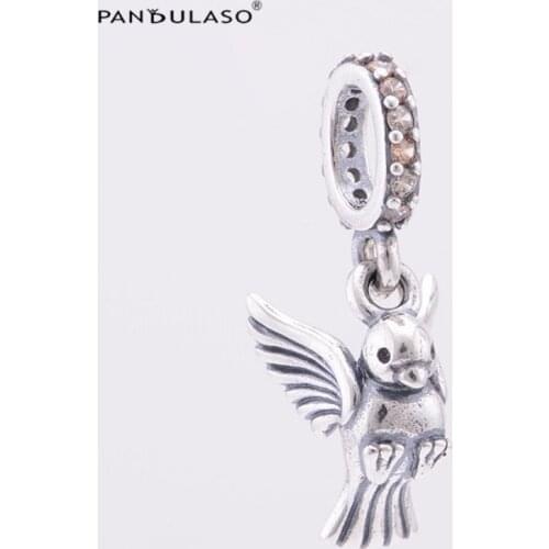Flying Bird Charm 925 Silver Original Beads For Jewelry Making For European Woman Bracelets DIY Sterling Silver Beads