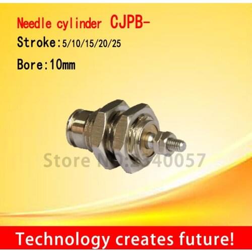 Pin cylinder CJPB smc type single acting spring return bore 10mm stroke 5/10/15/20/25mm micro pneumatic cylinder