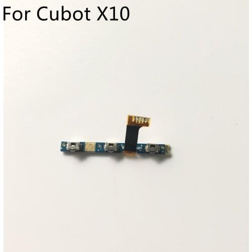 Cubot X10 Used Power On Off Button+Volume Key Flex Cable FPC For Cubot X10 MT6592 5.50" 720x1280 Smartphone