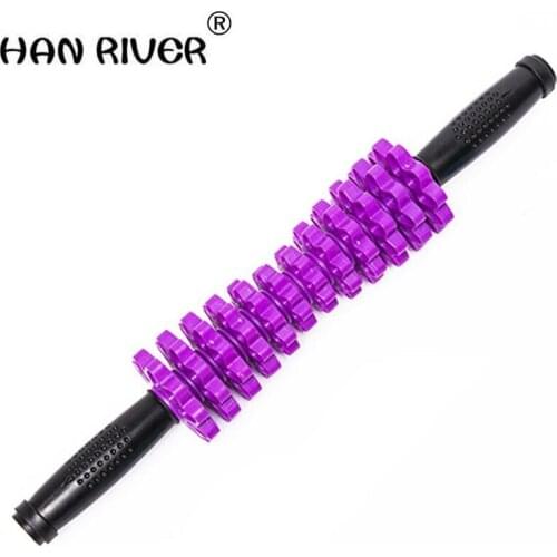 Girl muscle relaxation yoga fitness gear massage stick fascia relaxation roller wolf massage skinny fitness bar