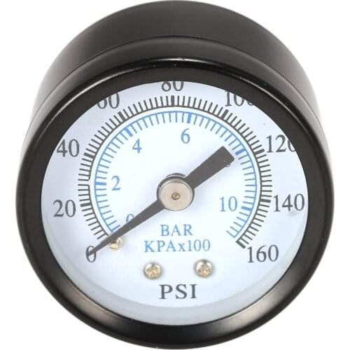 Electronic measuring instruments 1/8 inch NPT 160 psi 10 bar Test Pressure Measuring Instruments Axial pressure gauge