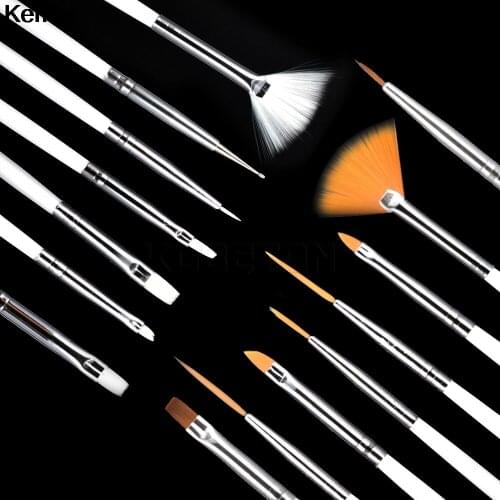 Make Up Nail Art 15pcs/set UV Gel Design Pen Painting Brush Set for Salon Manicure Tips Tool
